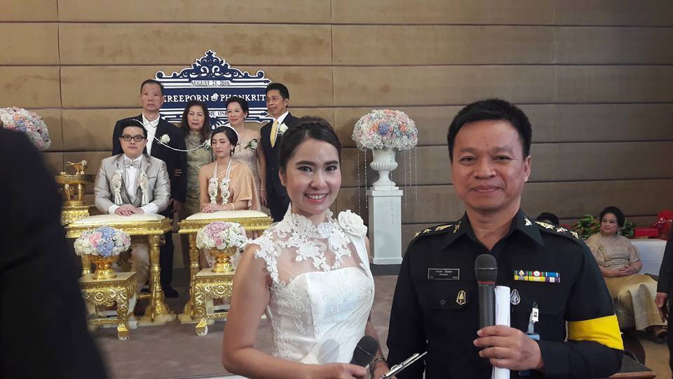 พิธีกรงานแต่งคุณแพร์และคุณหมั่น